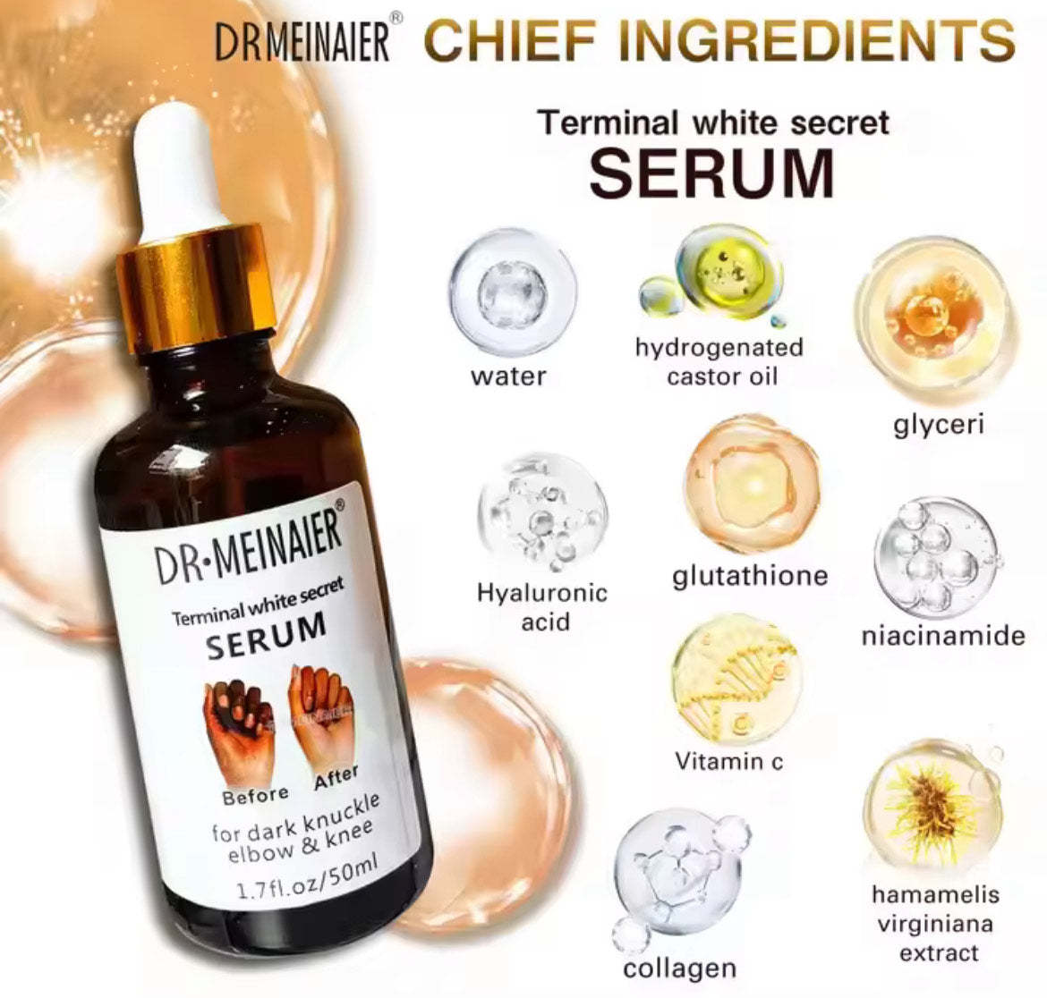 Sérum pour l'elimination des taches