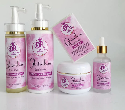 Gamme Delarosebeauty éclat révéler super éclaircissant